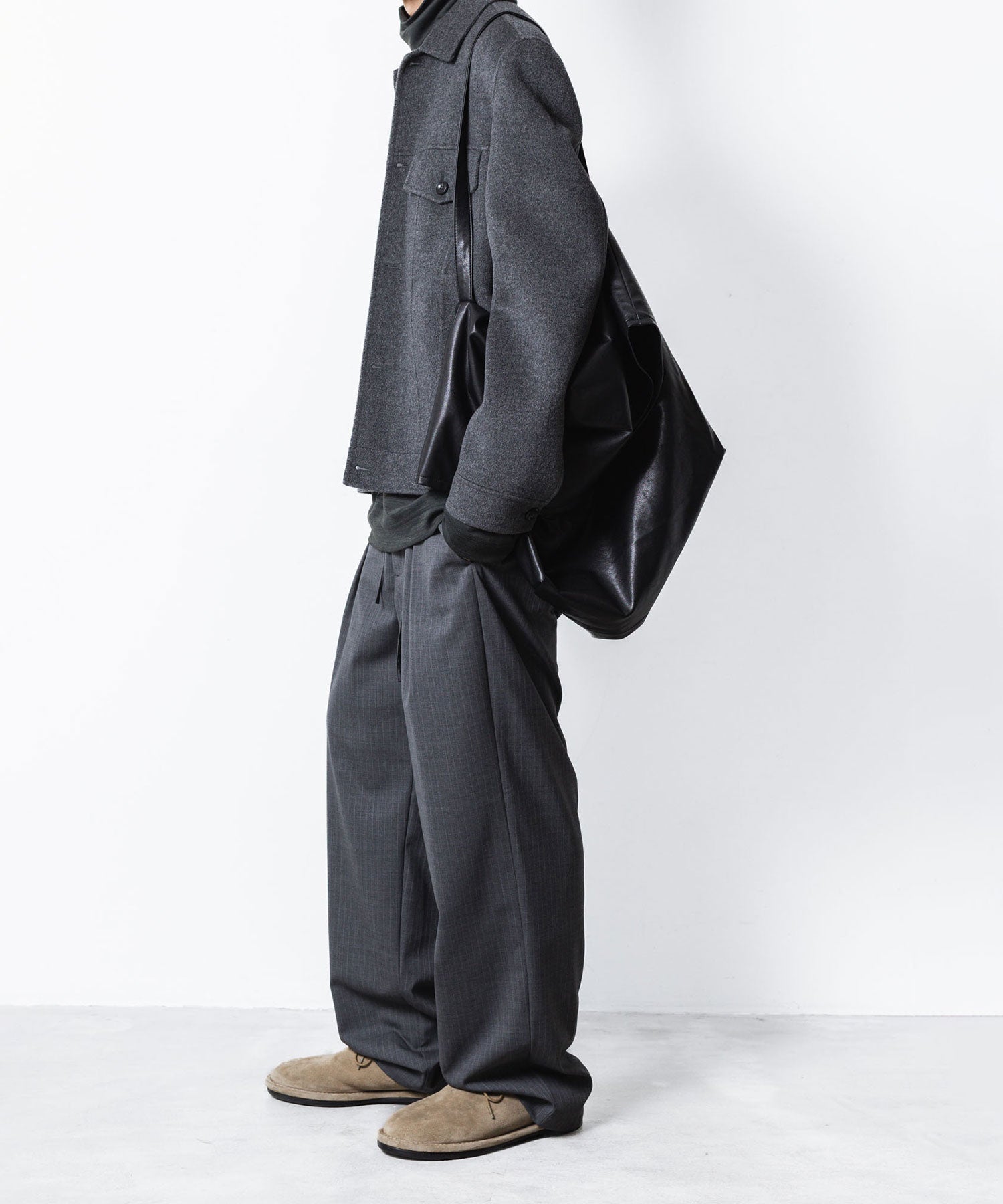 ATTACHMENT アタッチメントのWO/CA DOUBLE FACE BEAVER TRACKER JACKET - X.GRAYの公式通販サイトsession福岡セレクトショップ