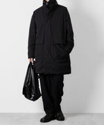 画像をギャラリービューアに読み込む, ATTACHMENT アタッチメントの3LAYER LIGHT TAFFETA UTILITY DOWN COAT - BLACK 公式通販サイトsession福岡セレクトショップ
