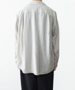 画像をギャラリービューアに読み込む, ATTACHMENT アタッチメントのLY/SI LAWN PATCH POCKET OPEN COLLAR L/S SHIRT - L.KH GRAYの公式通販サイトsession福岡セレクトショップ
