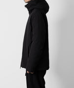 画像をギャラリービューアに読み込む, ATTACHMENT アタッチメントの3LAYER LIGHT TAFFETA HOODED DOWN JACKET - BLACK 公式通販サイトsession福岡セレクトショップ
