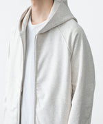 画像をギャラリービューアに読み込む, ATTACHMENT アタッチメントのCO STRETCH TERRY ZIP UP HOODIE - X.GRAYの公式通販サイトsession福岡セレクトショップ
