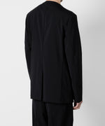 画像をギャラリービューアに読み込む, ATTACHMENT アタッチメントのNY/CO STRETCH JERSEY COLLARLESS JACKET - BLACK 公式通販サイトsession福岡セレクトショップ
