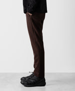 画像をギャラリービューアに読み込む, ATTACHMENT アタッチメントのPE STRETCH DOUBLE CLOTH REGULAR FIT EASY TROUSERS - BROWN 公式通販サイトsession福岡セレクトショップ
