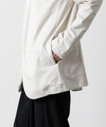 画像をギャラリービューアに読み込む, ATTACHMENT アタッチメントのCOTTON DOUBLE FACE COLLARLESS CARDIGAN - OFF WHITE 公式通販サイトsession福岡セレクトショップ
