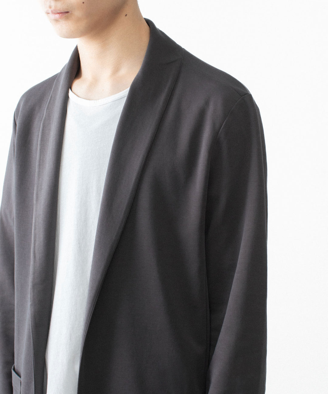 ATTACHMENT / EXCLUSIVE ITEMアタッチメントのCOTTON DOUBLE FACE STOLE CARDIGAN - D.GRAYの公式通販サイトsession福岡セレクトショップ