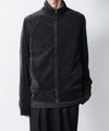【 ATTACHMENT 】CO/PE VELOR JERSEY TRACK JACKET - D.GRAY