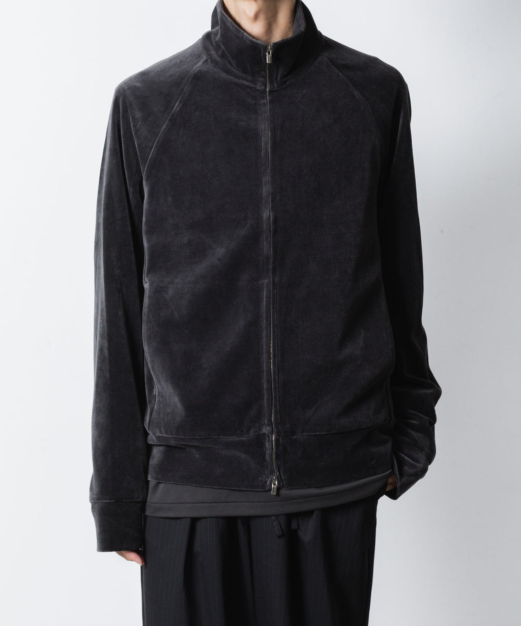 ATTACHMENT アタッチメントのCO/PE VELOR JERSEY TRACK JACKET - D.GRAYの公式通販サイトsession福岡セレクトショップ