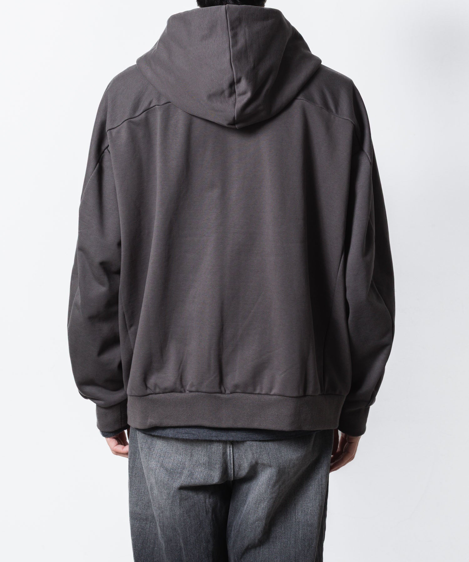 ATTACHMENT アタッチメントのCO STRECH TERRY ZIP UP HOODIE - D.GRAYの公式通販サイトsession福岡セレクトショップ