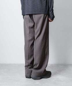 VEIN 】PE KERSEY 1TUCK TROUSERS - GRAY | 公式通販サイト session