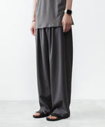 画像をギャラリービューアに読み込む, ATTACHMENT アタッチメントのWO/TA STRETCH TRO 1TUCK WIDE TROUSERS - D.GRAYの公式通販サイトsession福岡セレクトショップ
