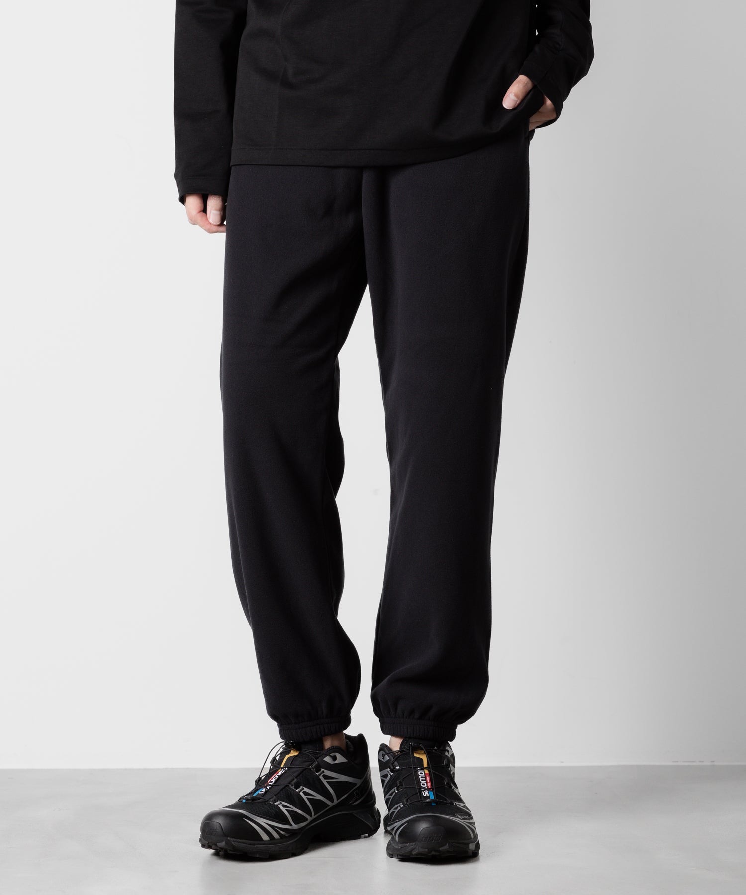 ATTACHMENT アタッチメントのPOLARTEC FLEECE TRAINING TROUSERS - BLACK 公式通販サイトsession福岡セレクトショップ