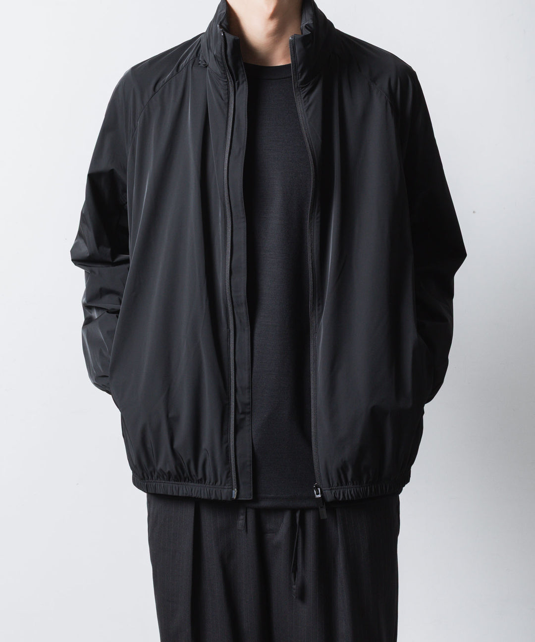 ATTACHMENT アタッチメントのNY 2LAYER STRETCH LIGHT BLOUSON - BLACKの公式通販サイトsession福岡セレクトショップ