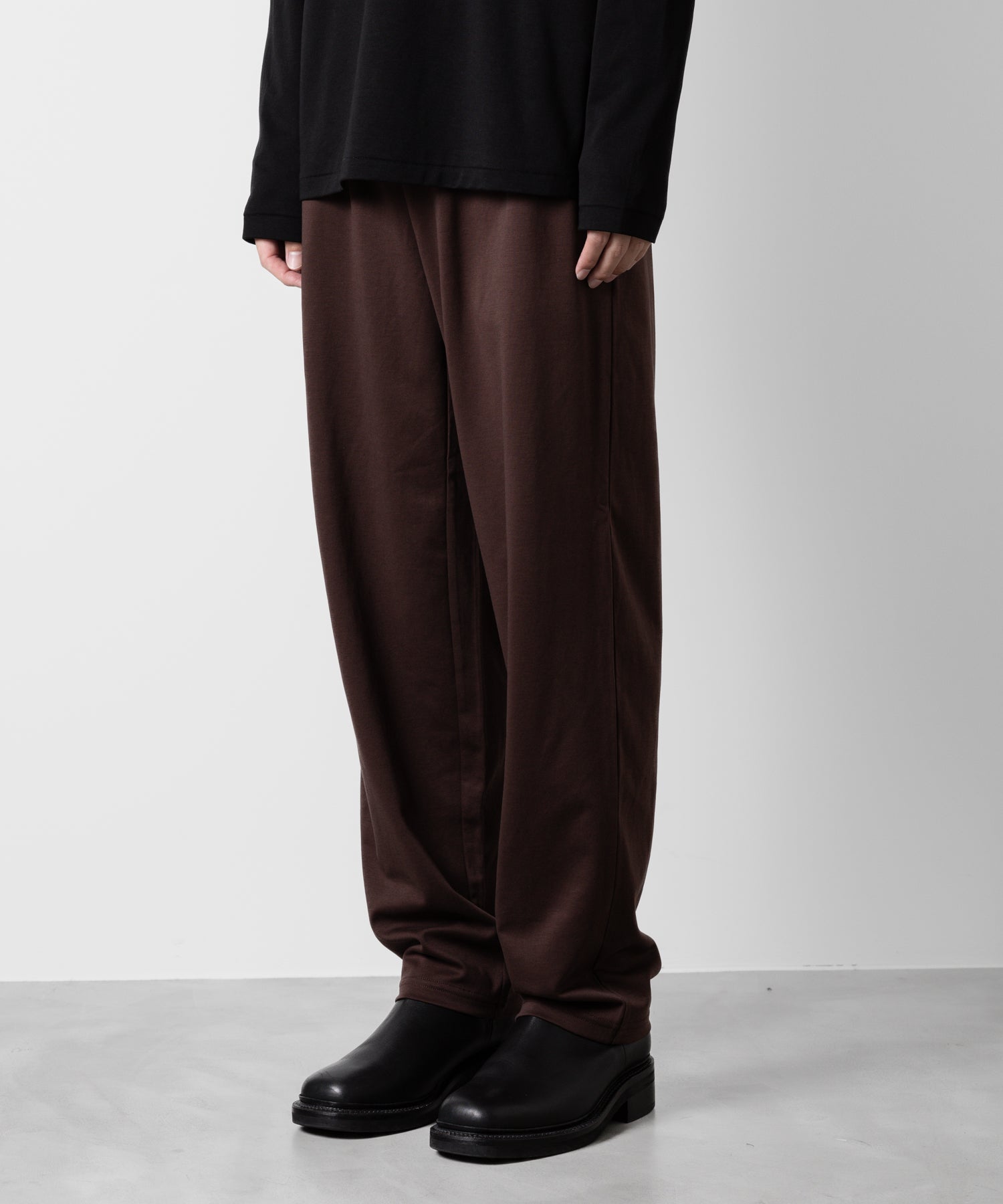 ATTACHMENT アタッチメントのCOTTON DOUBLE FACE LOUNGE TROUSERS - BORDEAUX 公式通販サイトsession福岡セレクトショップ