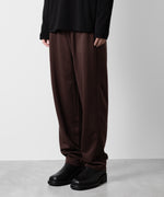 画像をギャラリービューアに読み込む, ATTACHMENT アタッチメントのCOTTON DOUBLE FACE LOUNGE TROUSERS - BORDEAUX 公式通販サイトsession福岡セレクトショップ
