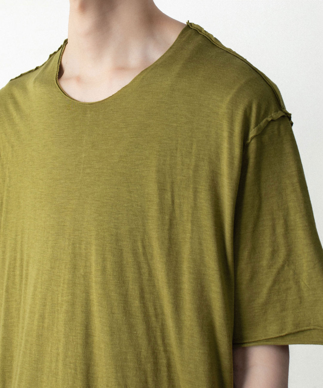 ATTACHMENT アタッチメントのCO/CU JERSEY SLIM FIT LAYERED S/S TEE - D.YELLOWの公式通販サイトsession福岡セレクトショップ