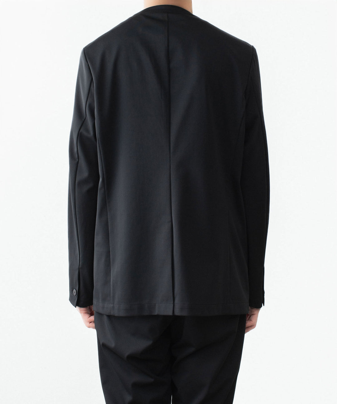 ATTACHMENT / EXCLUSIVE ITEMアタッチメントのLUCA MATTE TWIST COLLARLESS JKT - BLACKの公式通販サイトsession福岡セレクトショップ