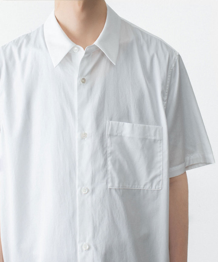 ATTACHMENT アタッチメントの140/2 GIZA BROAD S/S SHIRT - WHITEの公式通販サイトsession福岡セレクトショップ