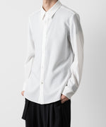 画像をギャラリービューアに読み込む, ATTACHMENT アタッチメントのPE STRETCH VIYELLA REGULAR COLLAR DRESS SHIRT - WHITE 公式通販サイトsession福岡セレクトショップ
