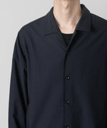 画像をギャラリービューアに読み込む, ATTACHMENT アタッチメントのPE/RY STRETCH TROPICAL OVERSIZED OPENCOLLAR L/S SHIRT - NAVY 公式通販サイトsession福岡セレクトショップ
