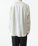 画像をギャラリービューアに読み込む, ATTACHMENT アタッチメントのCU/PE FIBRIL SATIN L/S SHIRT - OFF WHITEの公式通販サイトsession福岡セレクトショップ
