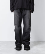 画像をギャラリービューアに読み込む, VEIN ヴェインの13OZ DENIM BOOT CUT TROUSERS - BLACKの公式通販サイトsession福岡セレクトショップ
