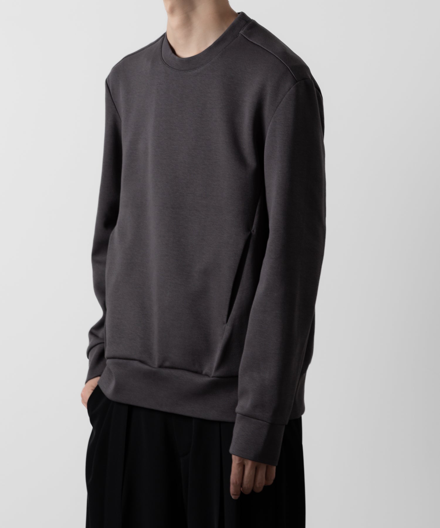 ATTACHMENT アタッチメントのCO/PE DOUBLE KNIT PULLOVER - D.GRAY 公式通販サイトsession福岡セレクトショップ