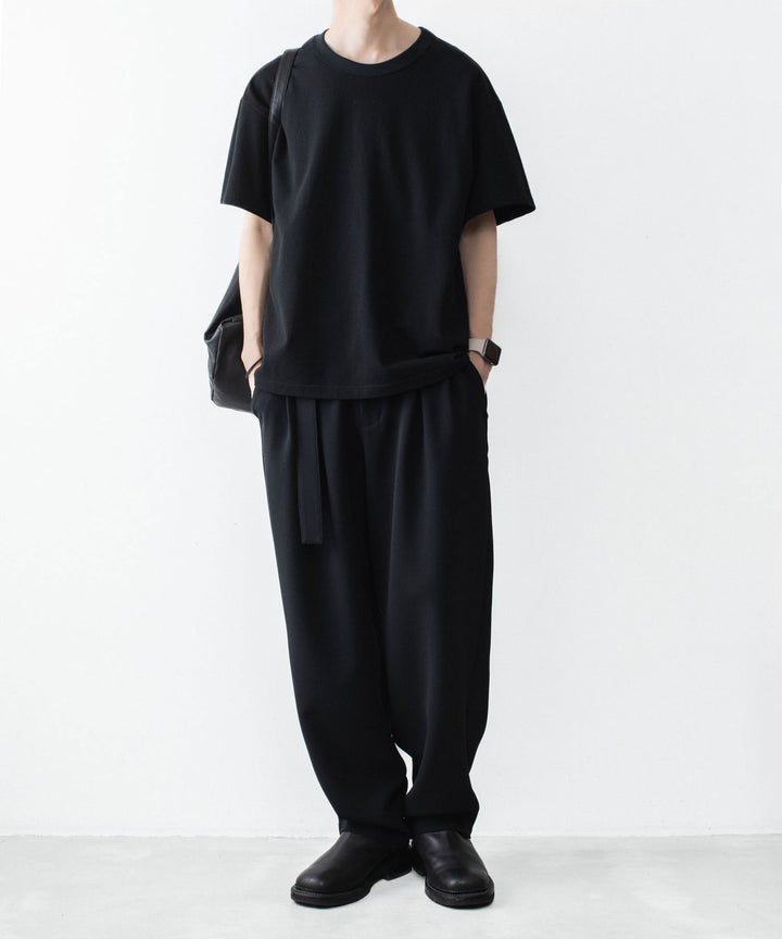 ATTACHMENT アタッチメントのSOFT PIQUE S/S TEE - BLACKの公式通販サイトsession福岡セレクトショップ