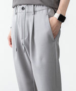 画像をギャラリービューアに読み込む, ATTACHMENT アタッチメントのPE STRETCH DOUBLE CLOTH REGULAR FIT EASY TROUSERS - L.GRAYの公式通販サイトsession福岡セレクトショップ
