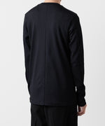 画像をギャラリービューアに読み込む, ATTACHMENT アタッチメントのPE STRETCH RIB SLIM FIT L/S TEE - NAVY 公式通販サイトsession福岡セレクトショップ
