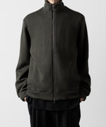 画像をギャラリービューアに読み込む, ato(アトウ)のSTAND COLLAR ZIP CARDIGAN  - KHAKI公式通販サイトsession福岡セレクトショップ
