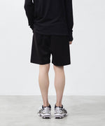 画像をギャラリービューアに読み込む, ATTACHMENT アタッチメントのCOTTON DOUBLE FACE EASY SHORTS - BLACKの公式通販サイトsession福岡セレクトショップ
