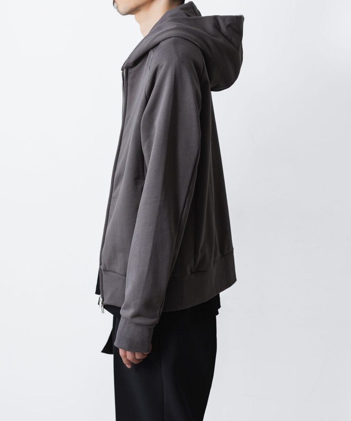 ATTACHMENT / EXCLUSIVE ITEMアタッチメントのCO STRECH TERRY ZIP UP HOODIE - D.GRAYの公式通販サイトsession福岡セレクトショップ