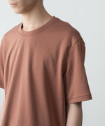 画像をギャラリービューアに読み込む, ATTACHMENT アタッチメントのCOTTON DOUBLE FACE SLIM FIT S/S TEE - BROWNの公式通販サイトsession福岡セレクトショップ
