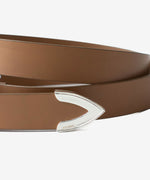 画像をギャラリービューアに読み込む, ATTACHMENT アタッチメントのCOW LEATHER WESTERN BELT - BEIGEの公式通販サイトsession福岡セレクトショップ
