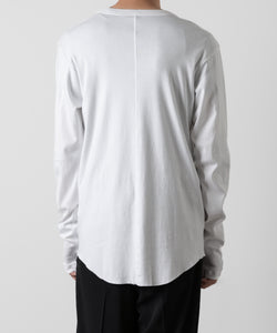 【ATTACHMENT】ATTACHMENT アタッチメントのSVIN CO RIB O-NECK L/S TEE - WHITE 公式通販サイトsession福岡セレクトショップ