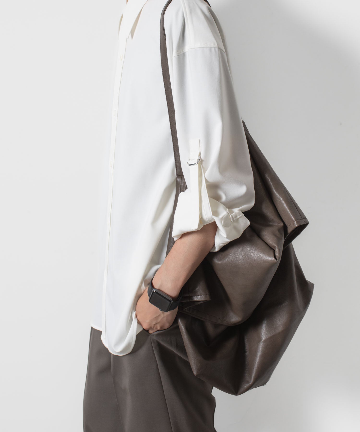 ATTACHMENT アタッチメントのPE/RY STRETCH TROPICAL STRAP SLEEVE L/S SHIRT - WHITEの公式通販サイトsession福岡セレクトショップ