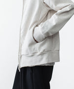 画像をギャラリービューアに読み込む, ATTACHMENT アタッチメントのCO STRETCH TERRY ZIP UP HOODIE - X.GRAYの公式通販サイトsession福岡セレクトショップ
