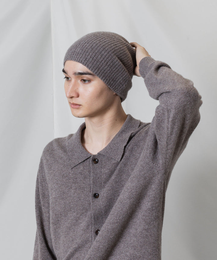 ATTACHMENT アタッチメントのCASHMERE　KNIT BEANIE - CAMELの公式通販サイトsession福岡セレクトショップ