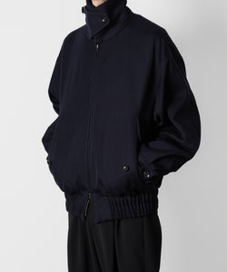 ATTACHMENT アタッチメントの2/48 WO KERSEY ZIP UP BOMBER JACKET - NAVY 公式通販サイトsession福岡セレクトショップ