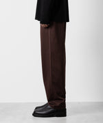 画像をギャラリービューアに読み込む, ATTACHMENT アタッチメントのCOTTON DOUBLE FACE LOUNGE TROUSERS - BORDEAUX 公式通販サイトsession福岡セレクトショップ
