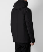 画像をギャラリービューアに読み込む, ATTACHMENT アタッチメントの3LAYER LIGHT TAFFETA HOODED DOWN JACKET - BLACK 公式通販サイトsession福岡セレクトショップ
