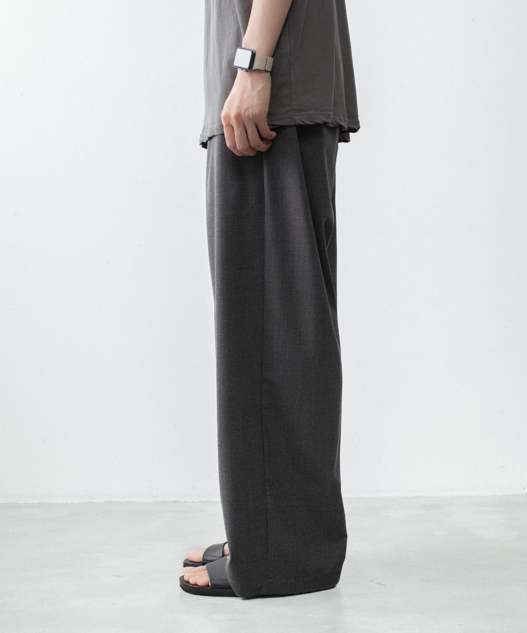 ATTACHMENT アタッチメントのWO/TA STRETCH TRO 1TUCK WIDE TROUSERS - D.GRAYの公式通販サイトsession福岡セレクトショップ