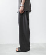画像をギャラリービューアに読み込む, ATTACHMENT アタッチメントのWO/TA STRETCH TRO 1TUCK WIDE TROUSERS - D.GRAYの公式通販サイトsession福岡セレクトショップ
