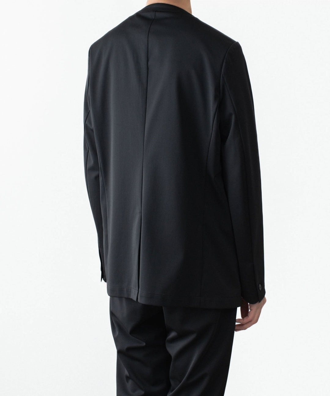 ATTACHMENT / EXCLUSIVE ITEMアタッチメントのLUCA MATTE TWIST COLLARLESS JKT - BLACKの公式通販サイトsession福岡セレクトショップ