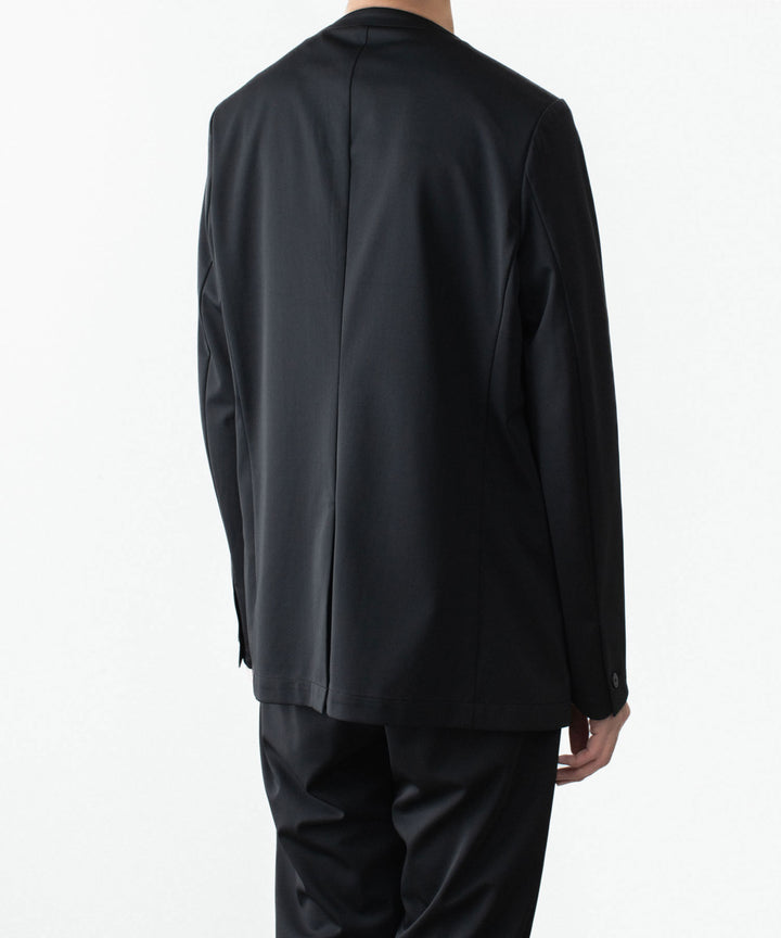 ATTACHMENT / EXCLUSIVE ITEMアタッチメントのLUCA MATTE TWIST COLLARLESS JKT - BLACKの公式通販サイトsession福岡セレクトショップ
