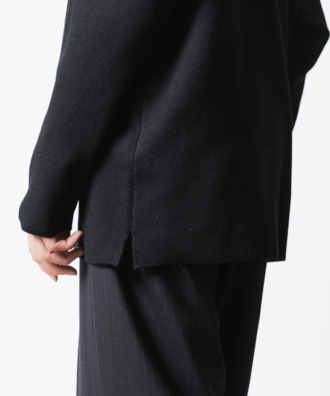 ATTACHMENT アタッチメントのWOxPE DOUBLE FACE KNIT CREW NECK PULLOVER - BLACKの公式通販サイトsession福岡セレクトショップ