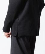 画像をギャラリービューアに読み込む, ATTACHMENT アタッチメントのWOxPE DOUBLE FACE KNIT CREW NECK PULLOVER - BLACKの公式通販サイトsession福岡セレクトショップ
