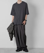 画像をギャラリービューアに読み込む, ATTACHMENT アタッチメント LIMITEDのSORIBIA TWILL BELTED WIDE TROUSERS - D.GRAYの公式通販サイトsession福岡セレクトショップ
