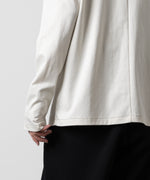 画像をギャラリービューアに読み込む, ATTACHMENT アタッチメントのCOTTON DOUBLE FACE SLIM FIT HIGHNECK L/S TEE - OFF WHITE 公式通販サイトsession福岡セレクトショップ
