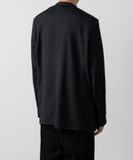 画像をギャラリービューアに読み込む, ATTACHMENT アタッチメントのPE STRETCH RIB COLLARLESS CARDIGAN - D.GRAY 公式通販サイトsession福岡セレクトショップ
